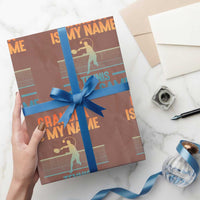 Funny Grandpa Tennis Quote Wrapping Paper Roll Tennis Is My Game - Wonder Print Shop