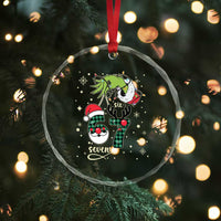 Funny Green Hand Six Seven Meme Crystal Glass Ornament Gen Z Alpha Xmas Gift - Wonder Print Shop