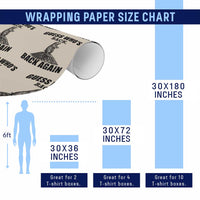 Funny Groundhog Day Wrapping Paper Roll Retro Guess Whos Back - Wonder Print Shop