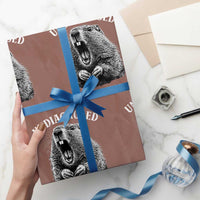 Funny Groundhog Meme Undiagnosed But Something Aint Right Wrapping Paper Roll - Wonder Print Shop
