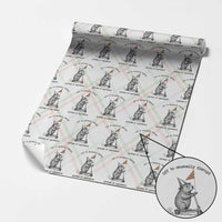 Funny Groundhog Scooter Meme Wrapping Paper Roll Off To Causually Disrupt System Of Oppression - Wonder Print Shop