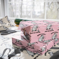 Funny Groundhog Scooter Wrapping Paper Roll Sometimes I Just Be Fartin - Wonder Print Shop