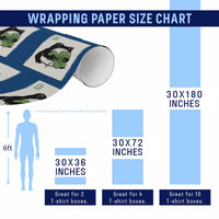 Funny Grumpy Frog Japanese St Patricks Day Wrapping Paper Roll