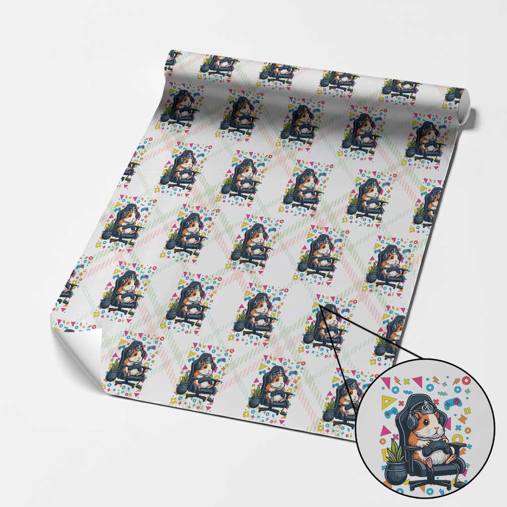 Funny Guinea Pigs And Gaming Lover Gift For Kid Wrapping Paper Roll - Wonder Print Shop