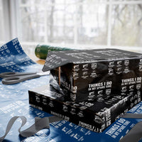 Funny Gun Lover Wrapping Paper Roll Things I Do In My Spare Time Guns Owner Enthusiast