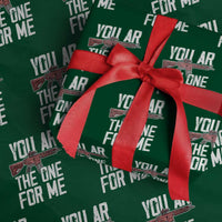 Funny Gun Lover Valentine Pun Wrapping Paper Roll You AR the One for Me Tactical Romance