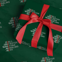 Funny Gun Owner Wrapping Paper Roll Faster Than Dialing 911 Bullet Diameter
