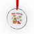Funny Haitian Xmas Crystal Glass Ornament Nwel Ayisen Creole Santa Palm Tree - Wonder Print Shop
