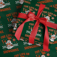 Funny Halloween Costume Showgirl Wrapping Paper Roll The Life of A Showghoul Cute Ghost - Wonder Print Shop