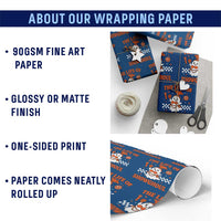 Funny Halloween Costume Showgirl Wrapping Paper Roll The Life of A Showghoul Cute Ghost - Wonder Print Shop