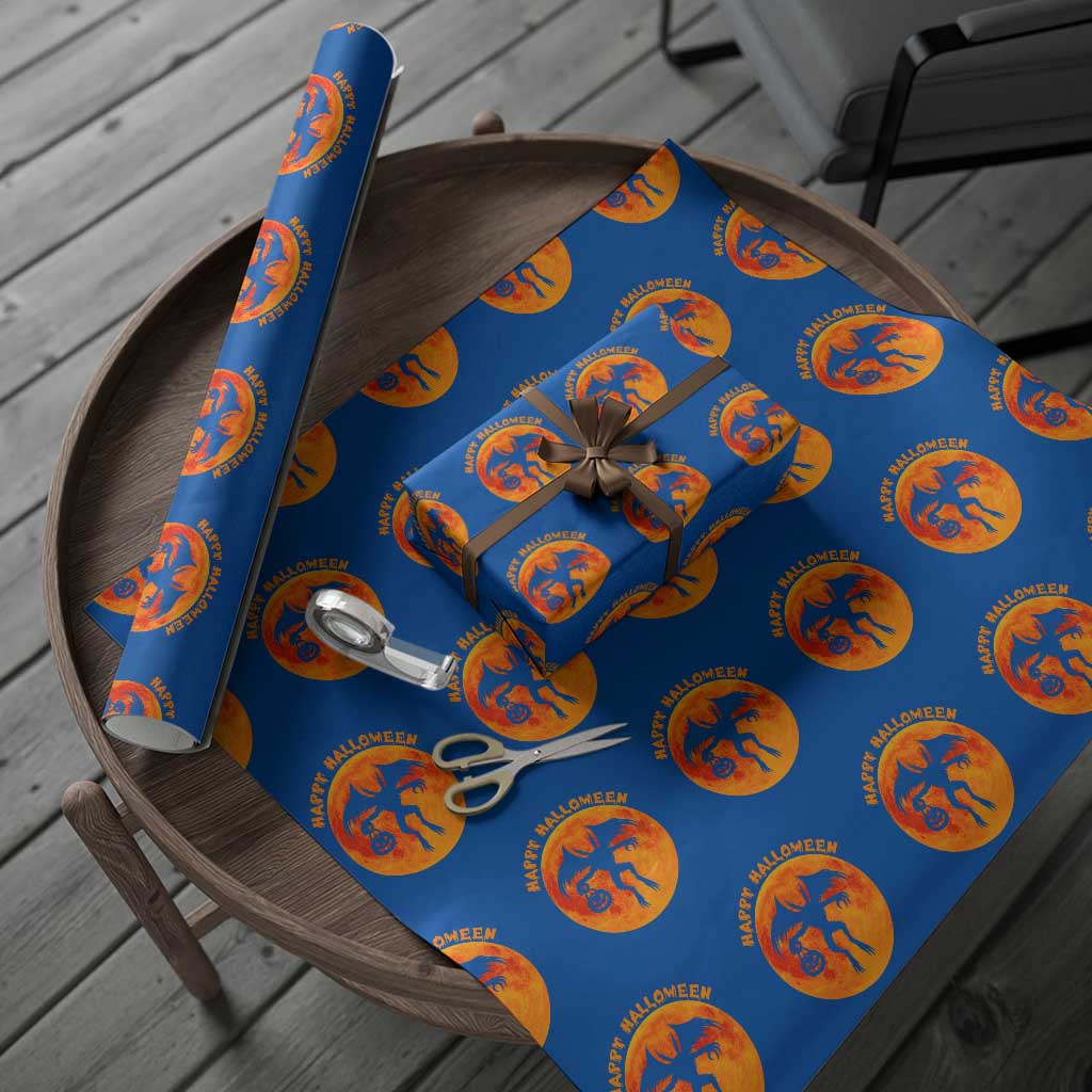 Funny Halloween Mothman Cryptid Creatures Wrapping Paper Roll - Wonder Print Shop