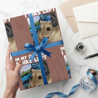 Funny Hamster Gamer Wrapping Paper Roll In My Defense I Was Left Unsupervised - Wonder Print Shop