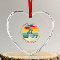 Funny Hands Off Heart Crystal Glass Ornament Resist Vintage Statue Of Liberty - Wonder Print Shop