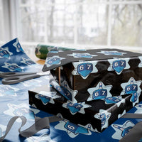 Funny Hanukkah 67 Wrapping Paper Roll Six Seven Meme Dreidel Star Of David - Wonder Print Shop