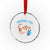 Funny Hanukkah Cats Crystal Glass Ornament Meowzel Tov Dreidels Chanukah Jewish Festival - Wonder Print Shop