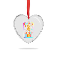 Funny Hanukkah Challah At Ya Girl Heart Crystal Glass Ornament Jewish Chanukah Bread Gift - Wonder Print Shop