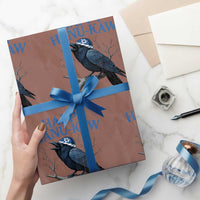 Funny Hanukkah Crow Wrapping Paper Roll Happy Hanukaw Jewish Holiday - Wonder Print Shop