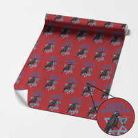 Funny Hanukkah Crow Wrapping Paper Roll Happy Hanukaw Jewish Holiday Chanukah Menorah - Wonder Print Shop