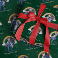 Funny Hanukkah Wrapping Paper Roll Jewnicorn This Is How We Jew It - Wonder Print Shop
