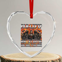 Funny Hard Skeleton Meme Bootleg Heart Crystal Glass Ornament Far Left? More Like Farting - Wonder Print Shop