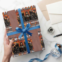Funny Hard Skeleton Meme Bootleg Wrapping Paper Roll Far Left? More Like Farting - Wonder Print Shop