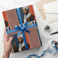 Funny Harriet Tubman Says Resist Wrapping Paper Roll Strong Black Woman Leader - Wonder Print Shop