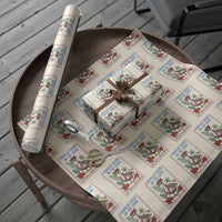 Funny Hawaiian Beach Vacation Graphic Wrapping Paper Roll Tropical Goose On The Loose