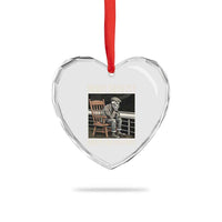 Funny Heart Says Pit Knees Say Balcony Heart Crystal Glass Ornament Old Skeleton - Wonder Print Shop