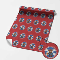 Funny Highland Cow in Kilt Drinking Wrapping Paper Roll We'll Be Coming Scottish Pride Football Fans - Wonder Print Shop