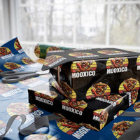 Funny Highland Cow MooXico Wrapping Paper Roll Cinco De Mayo Fiesta Party
