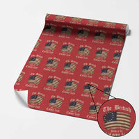 Funny Historical Wrapping Paper Roll The British Blew A Thirteen Colony Lead Patriotic Humor - Wonder Print Shop