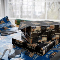 Funny Historical Wrapping Paper Roll The British Blew A Thirteen Colony Lead Patriotic Humor - Wonder Print Shop