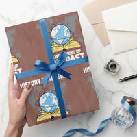 Funny History Teacher Wrapping Paper Roll Always Bring Up the Past - Wonder Print Shop