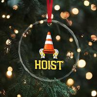 Funny Hoist The Cone Trophy Crystal Glass Ornament IYKYK Meme Sports Fan Victory Celebration