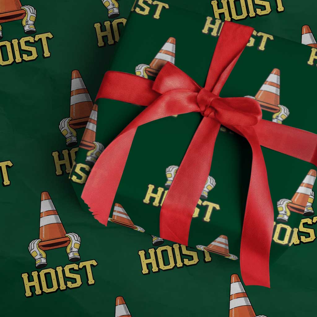 Funny Hoist The Cone Trophy Wrapping Paper Roll IYKYK Meme Sports Fan Victory Celebration