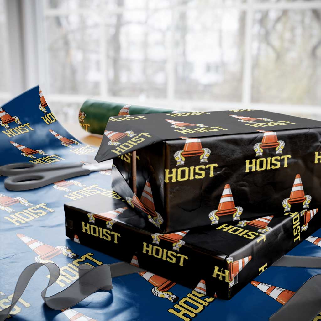 Funny Hoist The Cone Trophy Wrapping Paper Roll IYKYK Meme Sports Fan Victory Celebration