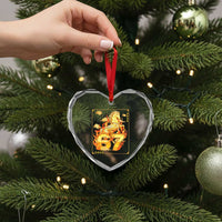 Funny Horse Six Seven Meme Heart Crystal Glass Ornament Happy Lunar New Year - Wonder Print Shop