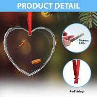 Funny Hot Dog Heart Crystal Glass Ornament Hotdog Jumping Into Bun Sausage BBQ Grilling High Dive
