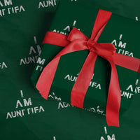 Funny I Am Aunt Tifa Wrapping Paper Roll Political Satire Fight Fascism Protest - Wonder Print Shop