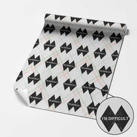 Funny I Am Difficult Double Black Diamond Ski Snowboard Wrapping Paper Roll - Wonder Print Shop