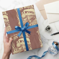 Funny I Am Not Always A Train Wreck Just Kidding Toot Toot Wrapping Paper Roll - Wonder Print Shop