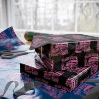 Funny I Am Not Always A Train Wreck Just Kidding Toot Toot Wrapping Paper Roll Pink Train - Wonder Print Shop