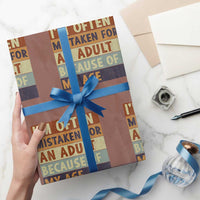 Funny I Am Often Mistaken For An Adult Because Of My Age Wrapping Paper Roll