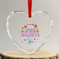 Funny I Bleach My Stink Wrinkle Heart Crystal Glass Ornament Gag Adult Humor Rainbow Bleach Bottle - Wonder Print Shop