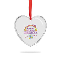 Funny I Bleach My Stink Wrinkle Heart Crystal Glass Ornament Gag Adult Humor Rainbow Bleach Bottle - Wonder Print Shop