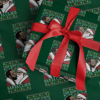 Funny I Saw Diddy Kissing Santa Claus Christmas Mistletoe Wrapping Paper Roll - Wonder Print Shop