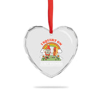 Funny I Squirt On Juicy Wieners Heart Crystal Glass Ornament Adult Humor Dirty Gag Hot Dog Joke - Wonder Print Shop