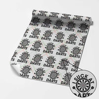 Funny I Suck At Darts Wrapping Paper Roll Darts Lover Gift For Bad Players - Wonder Print Shop
