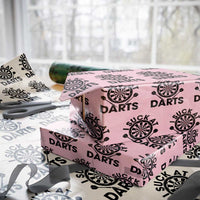 Funny I Suck At Darts Wrapping Paper Roll Darts Lover Gift For Bad Players - Wonder Print Shop