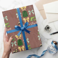 Funny Id Rather Be In Augusta Coquette Golfer Wrapping Paper Roll Georgia Golf Traditions Golfing Fan Aesthetic